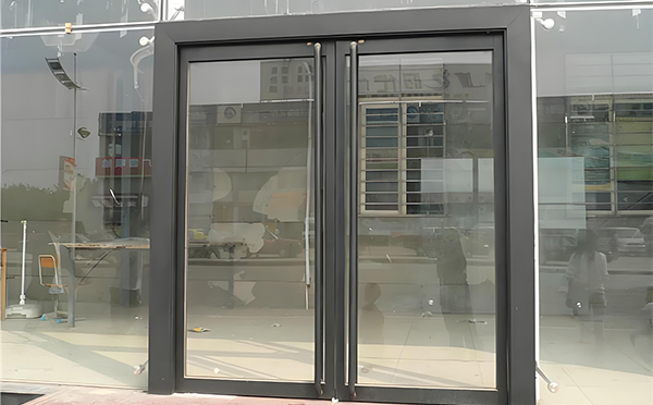 德令哈玻璃地弹门