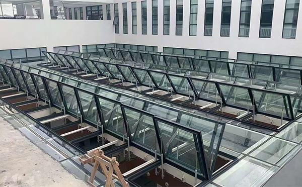 百安科技有限公司近期德令哈排烟窗项目案例分享